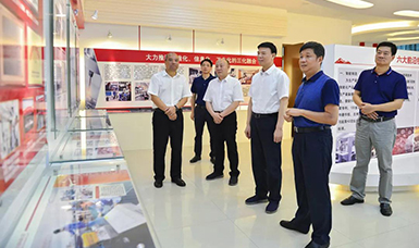 福建省人大常委會黨組書記、副主任張廣敏蒞臨虹潤公司調(diào)研指導(dǎo)